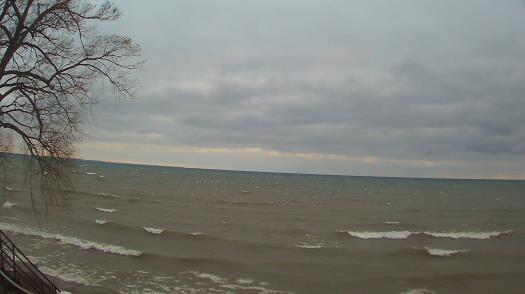 Weather camera view of Forest Lawn Beach.