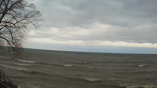 Weather camera view of Forest Lawn Beach.