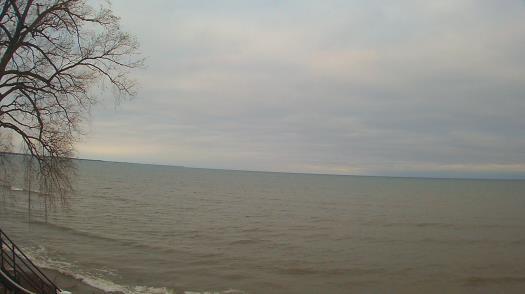 Weather camera view of Forest Lawn Beach.