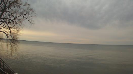 Weather camera view of Forest Lawn Beach.