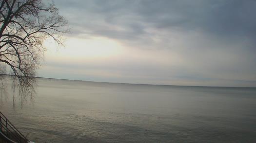 Weather camera view of Forest Lawn Beach.