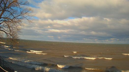 Weather camera view of Forest Lawn Beach.