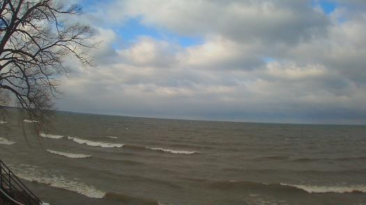 Weather camera view of Forest Lawn Beach.