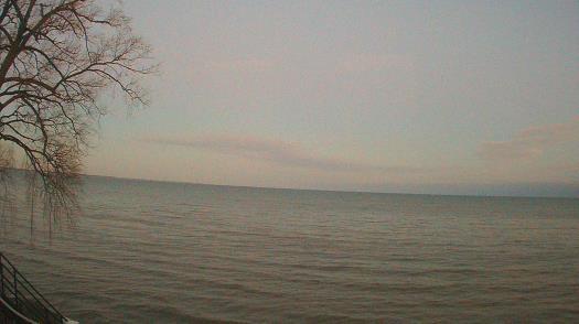 Weather camera view of Forest Lawn Beach.