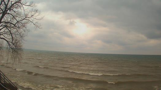 Weather camera view of Forest Lawn Beach.