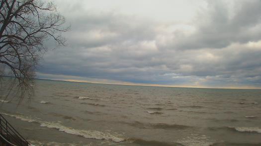 Weather camera view of Forest Lawn Beach.