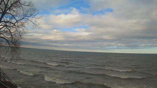 Weather camera view of Forest Lawn Beach.