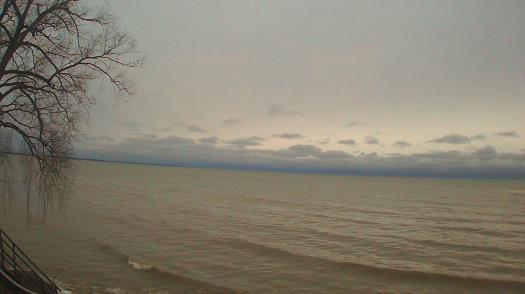 Weather camera view of Forest Lawn Beach.