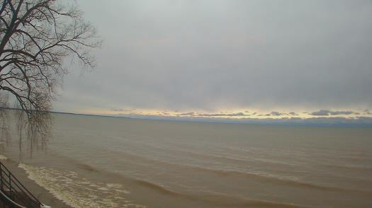 Weather camera view of Forest Lawn Beach.