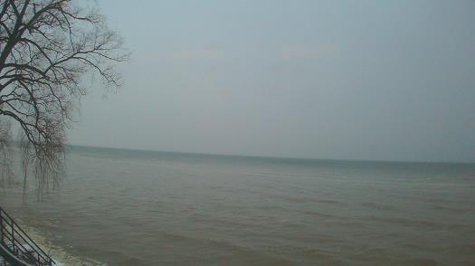 Weather camera view of Forest Lawn Beach.