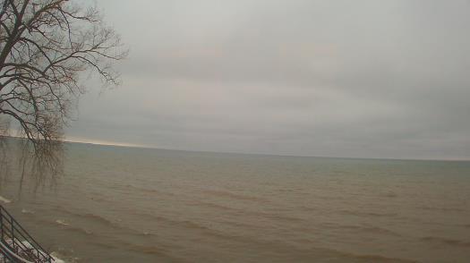 Weather camera view of Forest Lawn Beach.