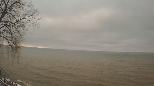 Weather camera view of Forest Lawn Beach.