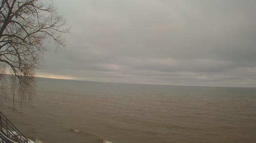 Weather camera view of Forest Lawn Beach.