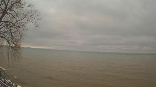 Weather camera view of Forest Lawn Beach.