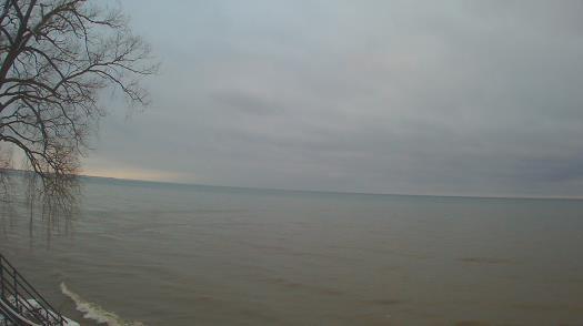 Weather camera view of Forest Lawn Beach.