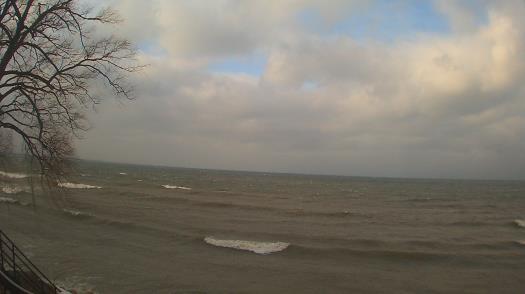 Weather camera view of Forest Lawn Beach.