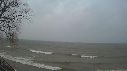 Weather camera view of Forest Lawn Beach.