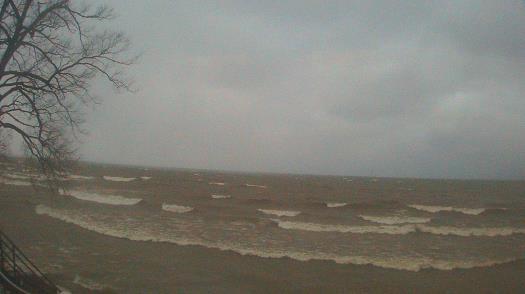 Weather camera view of Forest Lawn Beach.
