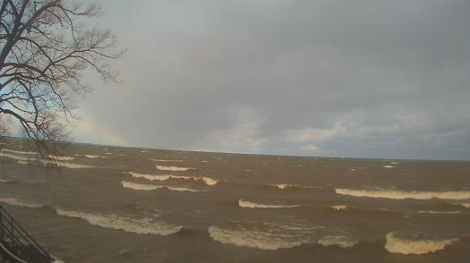 Weather camera view of Forest Lawn Beach.