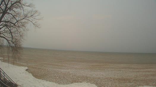Weather camera view of Forest Lawn Beach.