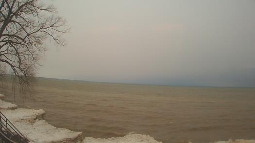 Weather camera view of Forest Lawn Beach.