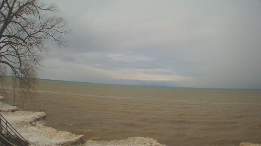 Weather camera view of Forest Lawn Beach.