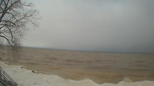 Weather camera view of Forest Lawn Beach.