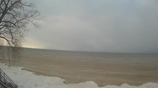 Weather camera view of Forest Lawn Beach.