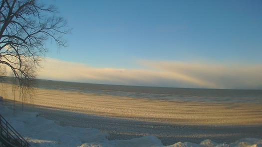 Weather camera view of Forest Lawn Beach.