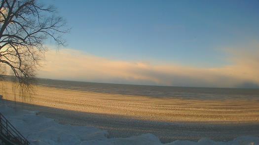 Weather camera view of Forest Lawn Beach.