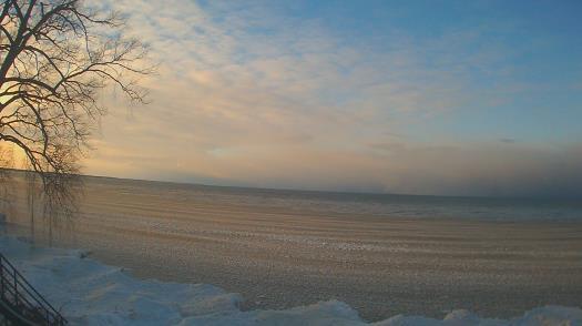 Weather camera view of Forest Lawn Beach.