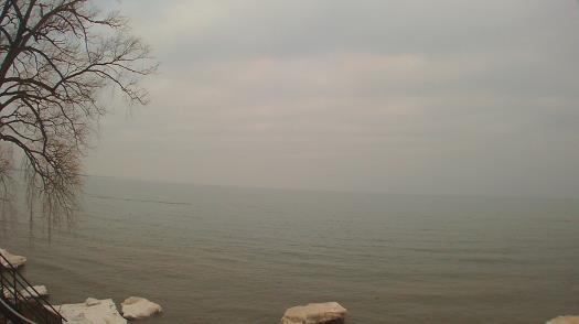 Weather camera view of Forest Lawn Beach.