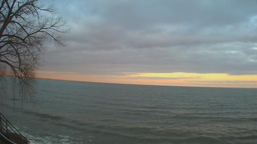 Weather camera view of Forest Lawn Beach.