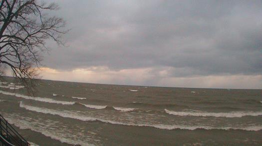 Weather camera view of Forest Lawn Beach.