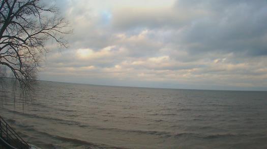 Weather camera view of Forest Lawn Beach.