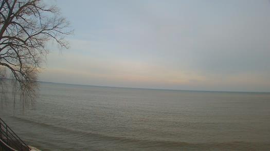 Weather camera view of Forest Lawn Beach.