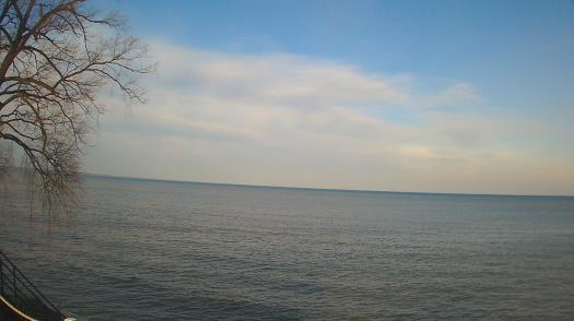 Weather camera view of Forest Lawn Beach.