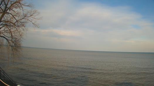 Weather camera view of Forest Lawn Beach.