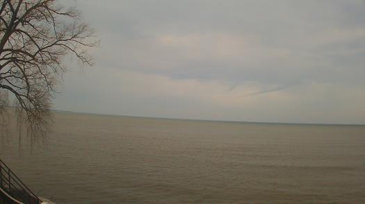 Weather camera view of Forest Lawn Beach.