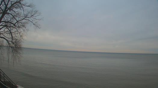 Weather camera view of Forest Lawn Beach.