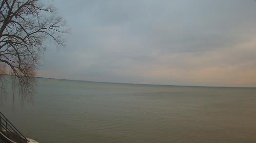 Weather camera view of Forest Lawn Beach.