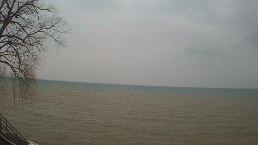 Weather camera view of Forest Lawn Beach.