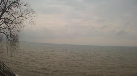 Weather camera view of Forest Lawn Beach.