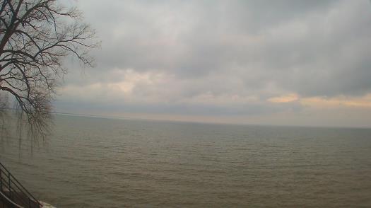 Weather camera view of Forest Lawn Beach.