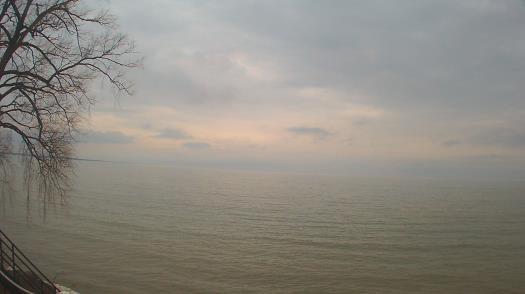 Weather camera view of Forest Lawn Beach.