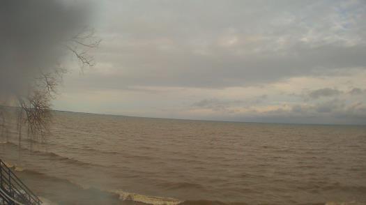 Weather camera view of Forest Lawn Beach.