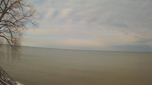 Weather camera view of Forest Lawn Beach.