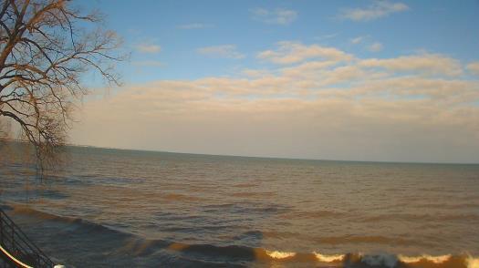 Weather camera view of Forest Lawn Beach.