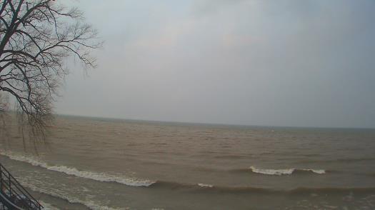 Weather camera view of Forest Lawn Beach.