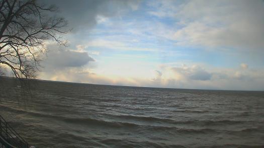 Weather camera view of Forest Lawn Beach.